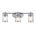 Quintiesse - Buitenwandlamp ASHLAND BAY 3xE27/60W/230V IP44 glanzend chroom